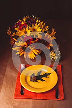 Thanksgiving serving table
