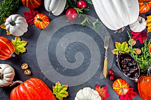 Thanksgiving Table setting Background