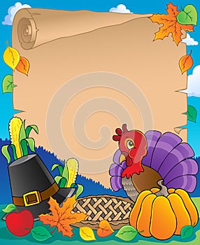 Thanksgiving theme parchment 1
