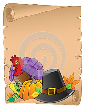 Thanksgiving theme parchment 2