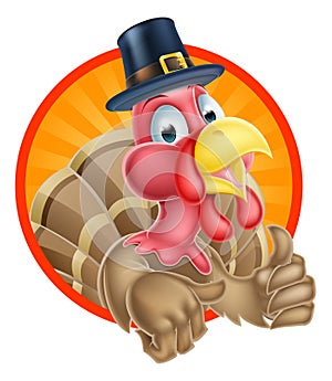 Thanksgiving Thumbs Up Turkey photo