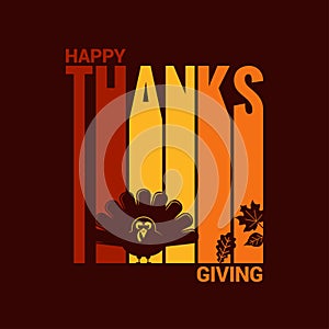 Thanksgiving turkey abstract background