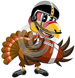 Thanksgiving Turkey American Football Ball