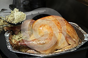 Thanksgiving turkey cooked