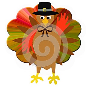 Thanksgiving turkey pilgrim