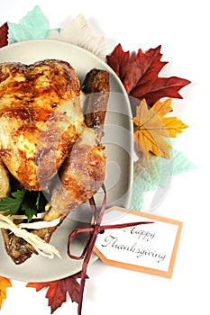 Thanksgiving Turkey - vertical closeup.