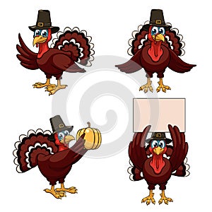 Thanksgiving turkeys set