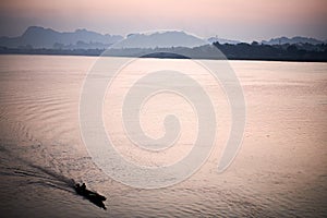 Thanlyin river Hpa An Myanmar