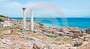 Tharros on a clear day