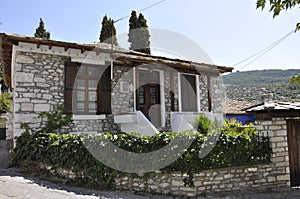 Thassos, August 23th: Traditional House in Theologos Village from Thassos island in Greece