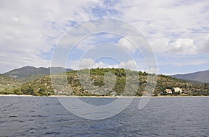 Thassos island Foreshore in Greece