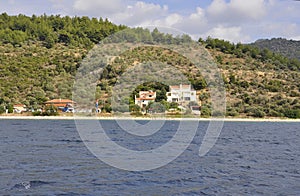 Thassos island Foreshore in Greece