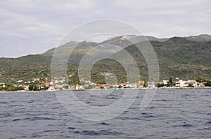 Thassos island Foreshore in Greece