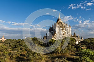 Thatbyinnyu pagoda in Bagan in Myanmar