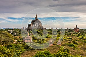 The Thatbyinnyu Pagoda of Old Bagan, Myanmar