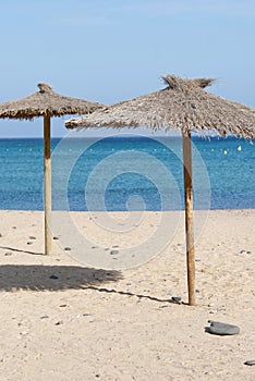 Thatch Beach Umbrellas