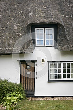 Thatched Cottage in an English Village