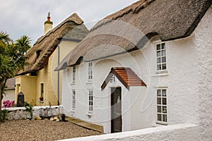 Thatched cottage. Kilmore Quay. county Wexford. Ireland