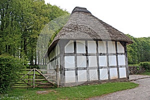 Thatched cottage, Wales