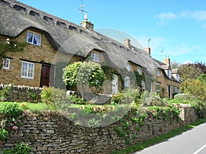 Thatched cottages photo