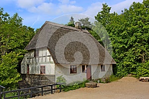 Thatched country cottage, Aarhus, Denmark