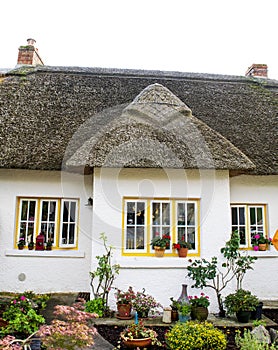 Thatched houses in Adare