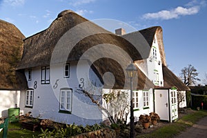 Thatched Roof House on Amrum