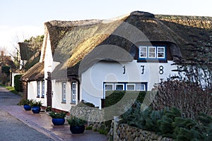 Thatched Roof House on Amrum