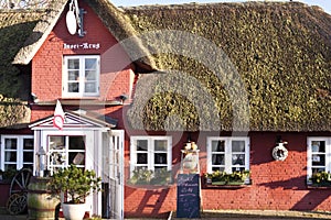 Thatched Roof House on Amrum