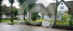 Thatched-roof Houses on Foehr Island