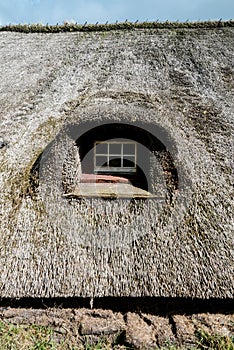 Thatched Roof of a Traditional House