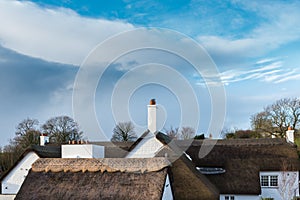 Thatched Roofs of Souter`s Inn Kirkoswald Scotland