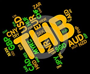 Thb Currency Shows Foreign Exchange And Broker