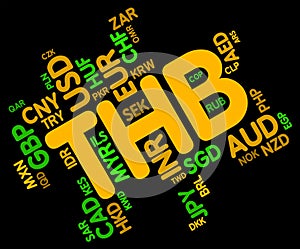 Thb Currency Shows Foreign Exchange And Broker photo