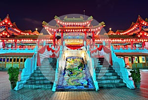 Thean Hou Temple at night time