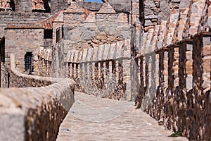 Theancient Romanesque citywalls of Avila, Spain