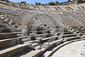 Theater of ancient Halicarnassus in Bodrum
