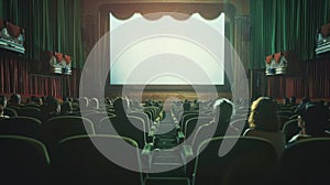 The Theater Audience Watching.AI generated image