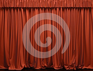 Theater curtain.