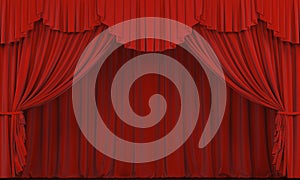 Theater curtain.