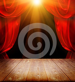 Theater curtains