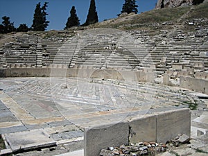 Theater of dionysus, acropolis photo