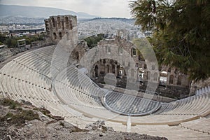 Theater of Dionysus in Athens photo