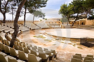 Theater, fortress, Rethymno, Crete