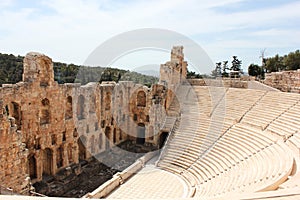 Theater of Herodes Atticus in the Acropolis of Athens