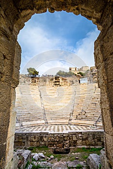 The theater of Herodion Atticus under the ruins of Acropolis, Athens
