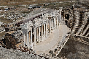Theater of Hierapolis in Turkey