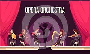 Theater Orchestra Performance Flat