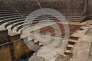 Theater in the ruins of the ancient city of Soli, North Cyprus photo