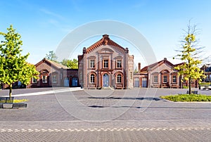 Theater and schools of the FamilistÃ¨re in Guise, France